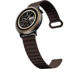 HiFuture Aurora Brown, 1.43" AMOLED,  466*466, Powered by Dual Core & Syntra AI, Bluetooth Call, IP68  Waterproof, 24/7 True Heart Rate & Blood Oxygen Sensor, Up to 10 days daily use, Magnetic Strap