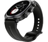 HiFuture AIX Lite Black,  1.43" AMOLED,  466*466, Powered by Dual Core & Syntra AI, Bluetooth Call, 1ATM Waterproof, Sixth Generation Health Sensor, Up to 10 days daily use, Extra Fabric Strap inbox