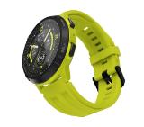 HiFuture MIX3 Fluorescent Yellow, 1.43" AMOLED, 466*466, Powered by Dual Core & Syntra AI, Bluetooth Call, 3ATM Waterproof, Compass & Altimeter, 24/7 True Heart Rate & Blood Oxygen Sensor, Up to 10 days daily use