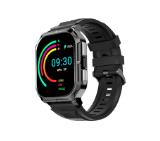 HiFuture Ultra 3 Black, 2.0" IPS, 240x296, Bluetooth Call, IP68 Waterproof, 24/7 True Heart Rate & Blood Oxygen Sensor, Up to 7 days daily use, 100+ Sports Mode