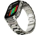 HiFuture Ultra 3 Pro Silver, 2.04" IPS, 368x448, Bluetooth Call, IP68 Waterproof, 24/7 True Heart Rate & Blood Oxygen Sensor, Up to 7 days daily use, 100+ Sports Mode