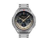 HiFuture Active Silver, *1.43"  AMOLED, Dual Band GPS +Compass + Altimeter 466*466, Powered by Dual Core & Syntra AI, Bluetooth Call, 5ATM Waterproof, 24/7 True Heart Rate & Blood Oxygen Sensor, Up to 10 days daily use