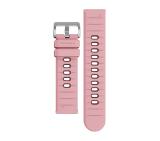 HiFuture Pilot-S Pink, Bio-Color Injection, Powder Metallurgy Stainless Steel Buckle, Solid Silicone, Unique Patterns, Fit Size: 22mm