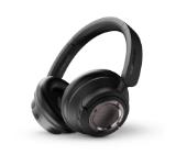 HiFuture FutureTour X Black, Hybrid Active Noise Canceling, 35-Hour Playtime, Memory Protein Foam Cover, AI Enhanced Crystal-Clear Call, Wireless 5.4, AUX Cable