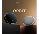 HiFuture ORBIT Black, 80W Output (Max.power), Built-in Powerful DSP with DynaBoost Technology, Pair to Stereo Sound System (TWS Mode), Wireless 5.4, Orbit Lighting, Aluminum Elegance, Up to 8 Hours Playtime, Support Extension Media Player, Connection:USB