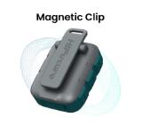 HiFuture Pocket S Grey,  Bluetooth 5.4, IPX7 Waterproof, 5W Output, Pair to Play (TWS Mode), Up to 8 Hours Playtime, Support Clip for Wear, Support Magnetic