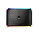 HiFuture Event Horizon Black, 3-Way Speaker System, 100W Output, Built-in DynaBoost Bass Technology, Built-in DC12V Non-Stop Playing Power Socket, Enable Karaoke Dancing Light, Up to 8 Hours Playtime, Bluetooth 5.3, Pair to Play (TWS Mode)