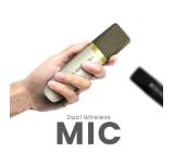 HiFuture Vocalist100 Black, 20W Output, Karaoke Enable, Two Wireless Microphone, 4000mAh Battery (Support Power Bank), RGB Lighting, Pair to Play (TWS Mode), Bluetooth 5.3
