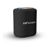 HiFuture Vocalist100 Black, 20W Output, Karaoke Enable, Two Wireless Microphone, 4000mAh Battery (Support Power Bank), RGB Lighting, Pair to Play (TWS Mode), Bluetooth 5.3