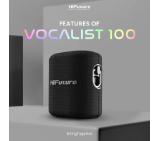 HiFuture Vocalist100 Black, 20W Output, Karaoke Enable, Two Wireless Microphone, 4000mAh Battery (Support Power Bank), RGB Lighting, Pair to Play (TWS Mode), Bluetooth 5.3
