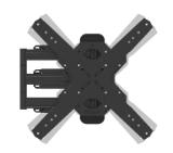 Neomounts Level-850 Wall Mount (full motion, 3 pivots, VESA 400x400)