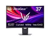 LG 37G800A-B, 36.5" UltraGear VA Curved, 1ms (GtG), 165Hz, 4000:1, 400cd/m2, 4K UHD (3840x2160), FreeSync, DAS, VRR, HDR 10, DCI-P3 95%, USB-C (PD 65W), AI, HDMI, DisplayPort, Speacers 5W x 2, Height Adjustable,Tilt, Swivel, Black