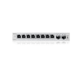 ZyXEL GS1200-10 v3, 8 Port Gigabit, 2 x SFP webmanaged Desktop Switch