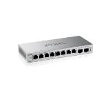 ZyXEL GS1200-10 v3, 8 Port Gigabit, 2 x SFP webmanaged Desktop Switch