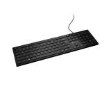 Natec Keyboard Herring Glow US, Black, Slim