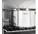 Tefal H8164675 pot with lid, stainless steel/glass, 24 cm, Silver