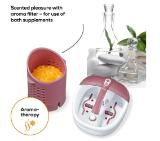 Beurer FB 35 Foot spa with aromatherapy, Foot spa with pedicure, temperature control, massage & magnetic field application; 3 attachments; 3 functions