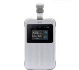Acer Wi-Fi 5G Mobile Hotspot with Nano SIM (4FF), eSIM with up to 10 profiles, up to 20 connected devices using 6GHz, battery  8000mAh up to 28 hours high definition video streaming, 2.4'' Touchscreen with NFC, IP68 and MIL-STD-810