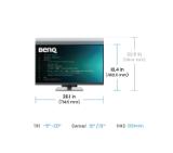 BenQ RD320U 31.5" IPS, 3:2, 3840x2160, 5ms, Nano Matte, 98% P3, HDR 400, MoonHalo, B.I. Gen2, KVM Switch, DualView Plus, PIP/PBP, 2000:1, 2x HDMI 2.0, DP 1.4 x1, USB-C 90W x1, USB HUB, Speakers 2Wx2, Height Adj. Stand 110 mm, Display Pilot 2, 7.3 kg
