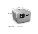 BenQ TK705STi Home Entertainment Projector, 4K UHD (3840x2160), 3000 ANSI lumens, 0.8 Throw Ratio, Auto Vertical Keystone, CinematicColor, Bluetooth 5.2, HDMI x2, USB-A, USB-C (PD 30W), 2x8W Speaker, OS Google TV, SmartRemote App, 3.8kg, Silver