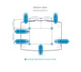 BenQ W5800 Laser Home Cinema Projector, 4K UHD (3840?2160), 2600 ANSI lumens, 1.6x, 1.52~2.45 Throw Ratio, 3D, Vertical Keystone, Motorized Glass Lens, HDMIx2 (eARC 7.1 channel), RJ45, USBx2, RS232, No Speaker, 10.5kg, Black