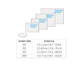 BenQ W5850 Laser Home Cinema Projector, 4K UHD (3840x2160), 2600 ANSI lumens, 1.6x, 1.00~1.6 Throw Ratio, 3D, Vertical Keystone, Motorized Glass Lens, CinematicColor, HDMIx2 (eARC 7.1 channel), RJ45, USBx2, RS232, No Speaker, 10.5kg, Black