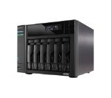 Asustor Lockerstor AS6706, 6 Bay NAS, Intel Jasper Lake Quad-Core 2.0GHz, 8GB RAM DDR4, 5GbEx2, M.2 SSD Slots x 4 (Diskless), USB 2.0, USB 3.2 Gen 2x2, Toolless installation, with hot-swappable tray, hardware encryption, MyArchive, EZ connect, EZ Sync
