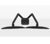 BenQ DUAL MONITOR ARM, BenQ Dual Ergo Arm BDH01, UNIVERSAL DESKTOP DEVICE BDH01 BLACK, Fits screens up to 35 inches, VESA compatibility for 75x75mm and 100x100mm patterns, Weight Capacity (per screen) 2 to 20kg