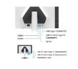 BenQ EX271UZ 27” 4K 166 PPI 240Hz MOBIUZ OLED Gaming Monitor, EX271UZ WHITE