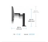 BenQ RD280UA, 28” 4K+ BenQ Programming Monitor with MoonHalo and Flexible Arm, 28.2W LED MONITOR RD280UA METALLIC GREY