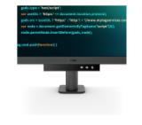 BenQ RD280UA, 28” 4K+ BenQ Programming Monitor with MoonHalo and Flexible Arm, 28.2W LED MONITOR RD280UA METALLIC GREY