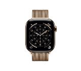 Apple Watch S11 Cellular 42mm Gold Titanium Case with Gold Milanese Loop