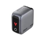 Verbatim Mini GaN Charger 65W with Display + 60W USB-C to USB-C Cable (Charger and Data transfer) Grey