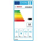 Bosch DWB63BC60, SER2, Chimney hood 60cm C, max 400m3/h, 67dB, 3 speeds, Push buttons, CoP E, Box design, Grease eff. 85,4%, Matt black