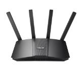 Asus Wireless Router, RT-BE58U V2, BE3600, Dual-Band, Quad-Core 2.0GHz CPU, 256MB/1GB Flash/RAM, 4K-QAM, 2.5G port, g, AiProtection Pro, NAT Passthrough , VPN, multiple SSIDs,  IPTV, Beamforming, 4G LTE/5G Mobile Tethering, AiMesh, Black