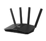 Asus Wireless Router, RT-BE55, BE3600, WiFi 7 AiMesh Extendable Router, 4K-QAM, MLO, 2.5G WAN port, Four 1G ports, Commercial-Grade Network Security, Parental Control, IoT network, Kid’s network, VPN network, Black
