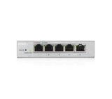 ZyXEL GS1200-5, 5 Port Gigabit web managed Switch + Lanberg patch cord CAT.6 FTP 3m, red
