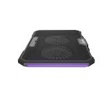Fury Gunbai G3 Laptop Cooling Pad 14.1-17.3" 2 fans, RGB LED Light, 2 USB