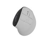 Natec Euphonie Vertical Mouse PRO Wireless  BT 5.0, 4000DPI Silent, Programmable, White