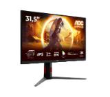 AOC Q32V4, 31.5" IPS WLED, 2560x1440@75Hz, 4ms GTG, 250cd/m2, 1000:1, 20M:1 DCR, Adaptive Sync, FlickerFree, Low Blue Light, 2Wx2, Tilt, HDMI, DP