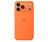 Apple iPhone 17 Pro Max Silicone Case with MagSafe – Orange