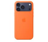 Apple iPhone 17 Pro Max Silicone Case with MagSafe – Orange
