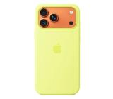 Apple iPhone 17 Pro Max Silicone Case with MagSafe – Neon Yellow