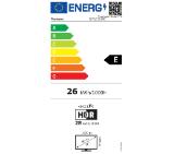 Thomson FHD TV 32"; Google TV; 1920 x 1080 (FHD), QLED, 60 Hz, HDR10, Dolby Audio, DVB-T/T2/C/S/S2, Wi-Fi, Bluetooth, LAN, HDMI 3 (1.4), USB 2 (2.0), S/PDIF 1x optical, AV IN,  12 Volt adapter included (12V/4A), Hotel mode, Adjustable Side Feet, Grey
