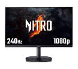 Acer Nitro KG240YW3bmiipx, 23.8'', FHD (1920X1080) IPS, ZeroFrame, FreeSync Premium 240Hz, 1ms/0.5ms GTG, 100M:1, 250nits, 99% sRGB, 2xHDMI, DP, Audio out, Tilt, Vesa, Black