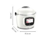 Tefal CY9441F2 Cook4me Connect Touch PRO, white (only RO/BG), integrated scale, wifi connection, 250 recipes embeded, 1600W, 15 cooking modes