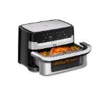 Tefal EY922DE0 Easy Fry DUAL FLEX, stainless steel, 9L (2.5kg), 2700W, automatic programs (7), adjustable temp, manual mode