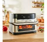 Tefal EY922DE0 Easy Fry DUAL FLEX, stainless steel, 9L (2.5kg), 2700W, automatic programs (7), adjustable temp, manual mode