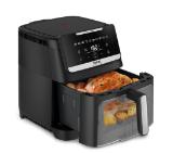 Tefal EY8468E0 Easy Fry Silence XXL VISION, black, 7L (2kg, 8 portions), 1800W, dual zones, detachable front, 10 automatic programs