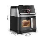 Tefal EY8468E0 Easy Fry Silence XXL VISION, black, 7L (2kg, 8 portions), 1800W, dual zones, detachable front, 10 automatic programs